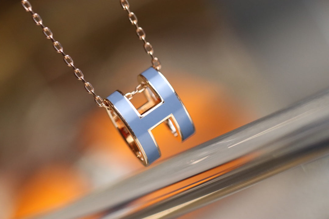 [Kincade Jewelrys]POP H PEDANT PINK GOLD