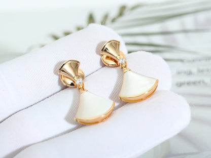 [Kincade Jewelrys]DREAM MOP PINK GOLD EARRINGS
