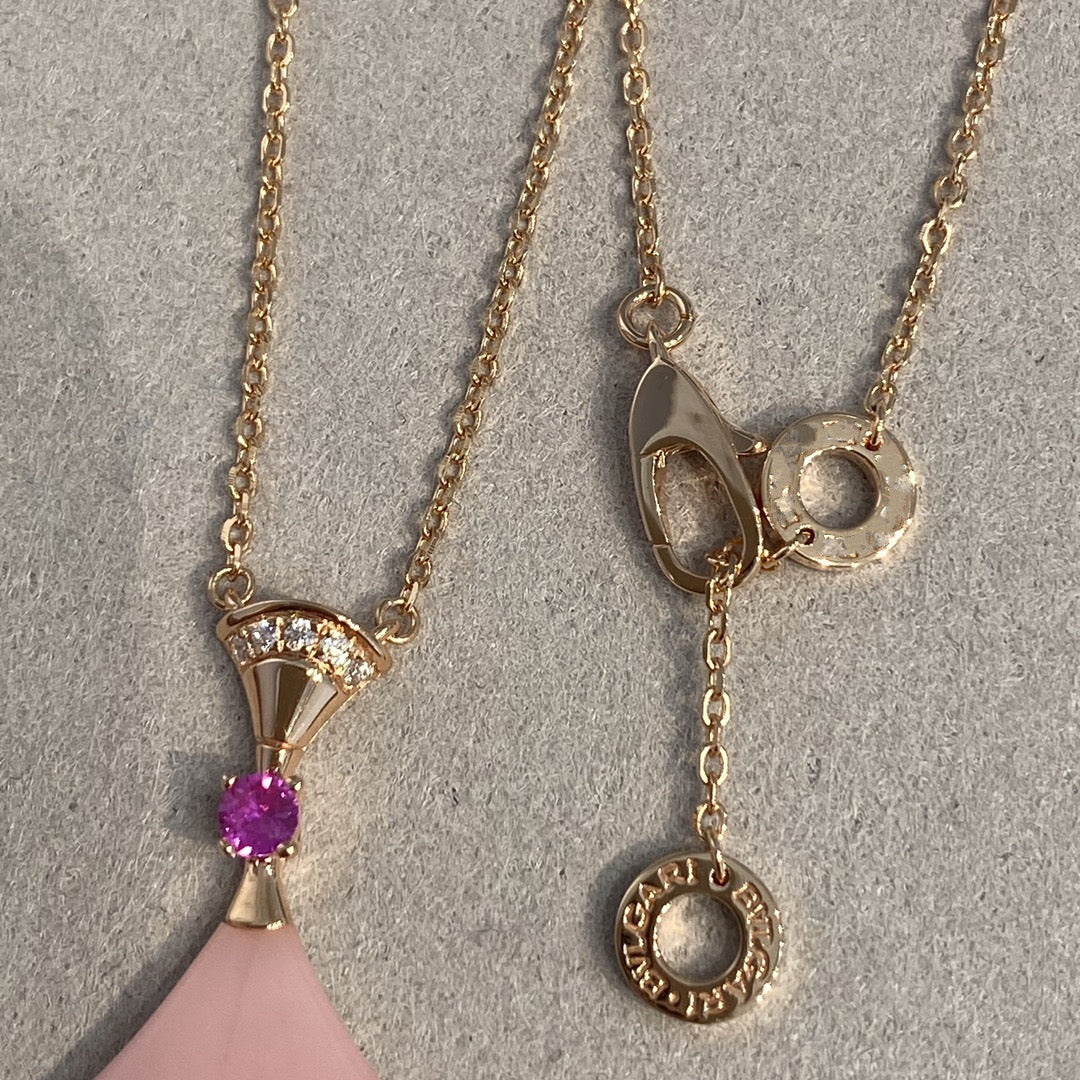 [Kincade Jewelrys]DREAM NECKLACE PINK OPAL
