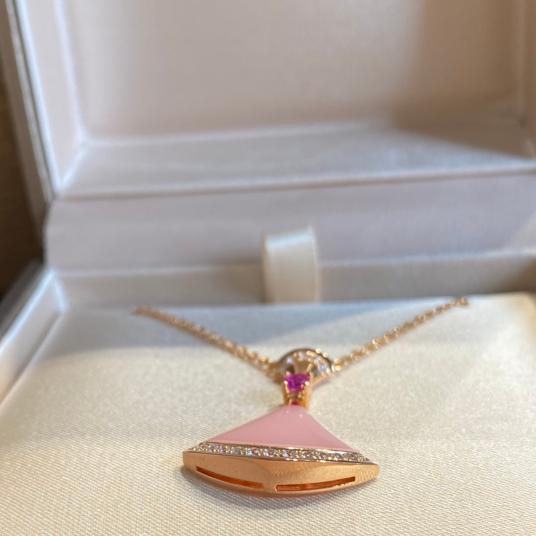 [Kincade Jewelrys]DREAM NECKLACE PINK OPAL