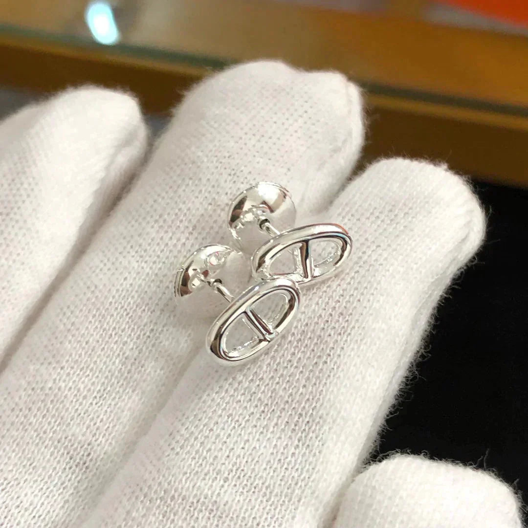 [Kincade Jewelrys]CHAINE SMALL EARRINGS GOLD AND SILVER