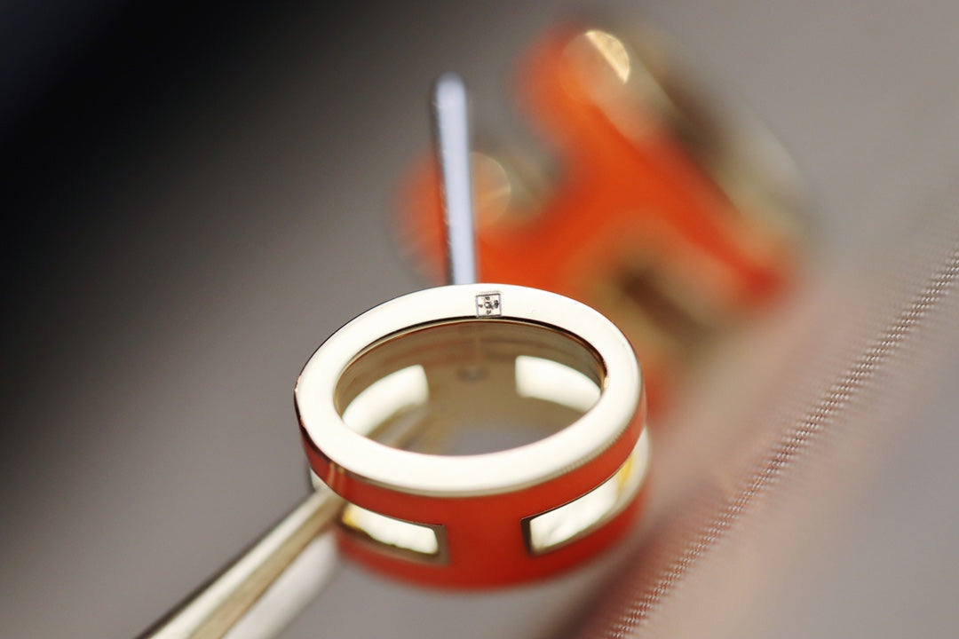 [Kincade Jewelrys]MINI POP H EARRINGS ORANGE