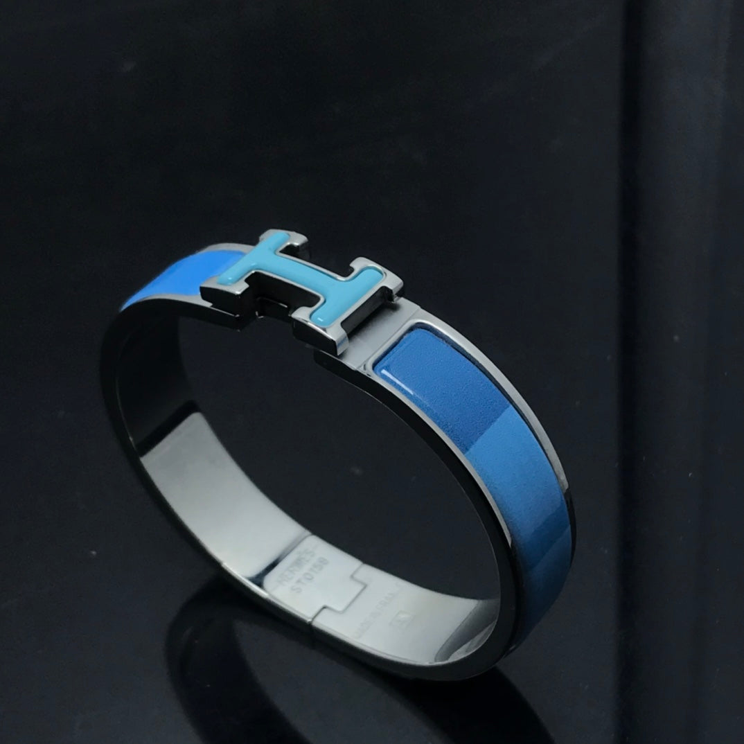 [Kincade Jewelrys]H BRACELET BLUE RAINBOW CERAMIC