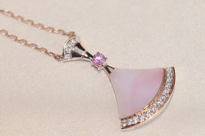 [Kincade Jewelrys]DREAM NECKLACE PINK MOP DIAMOND