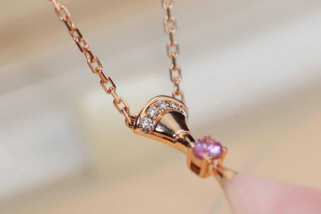 [Kincade Jewelrys]DREAM NECKLACE PINK MOP DIAMOND