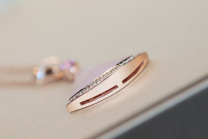 [Kincade Jewelrys]DREAM NECKLACE PINK MOP DIAMOND