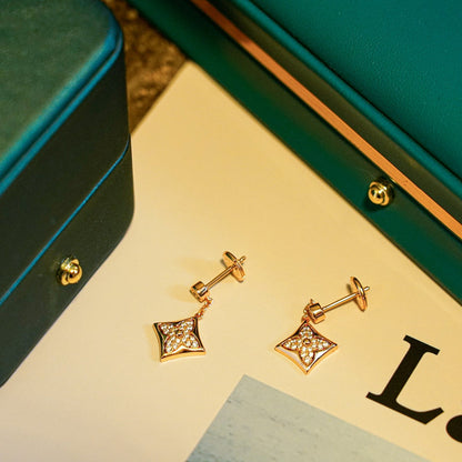 [Kincade Jewelrys]STAR DIAMONDS EARRINGS GOLD