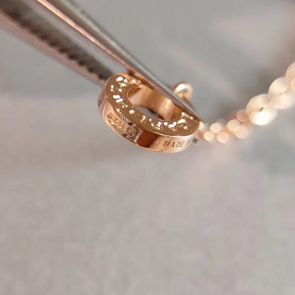 [Kincade Jewelrys]ZERO 1 NECKLACE PINK GOLD