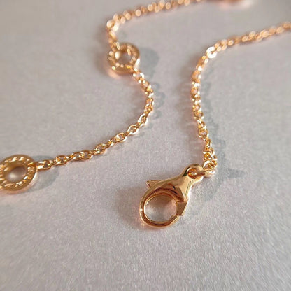 [Kincade Jewelrys]ZERO 1 NECKLACE PINK GOLD