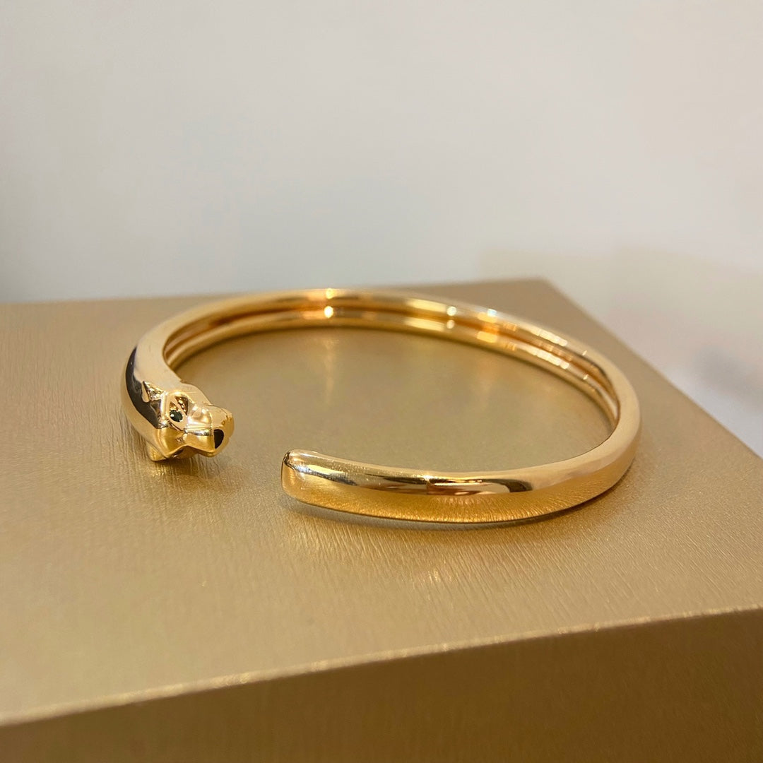 [Kincade Jewelrys]PANTHERE GOLD OPEN BRACELET