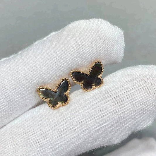 [Kincade Jewelrys]BUTTERFLY DARK MOP  EARRINGS