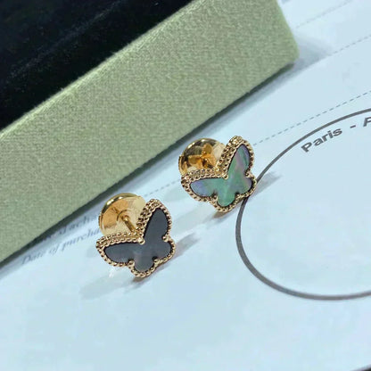 [Kincade Jewelrys]BUTTERFLY DARK MOP  EARRINGS