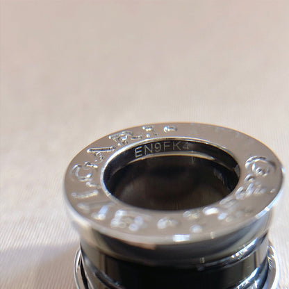 [Kincade Jewelrys]ZERO 1 BLACK CERAMIC SILVER NECKLACE