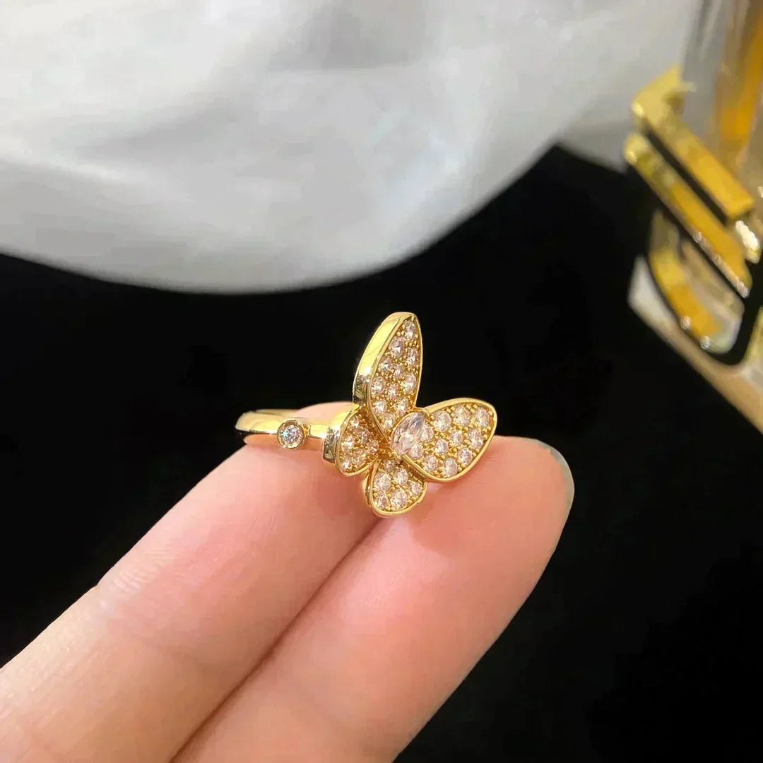 [Kincade Jewelrys]BUTTERFLY DIAMOND RING