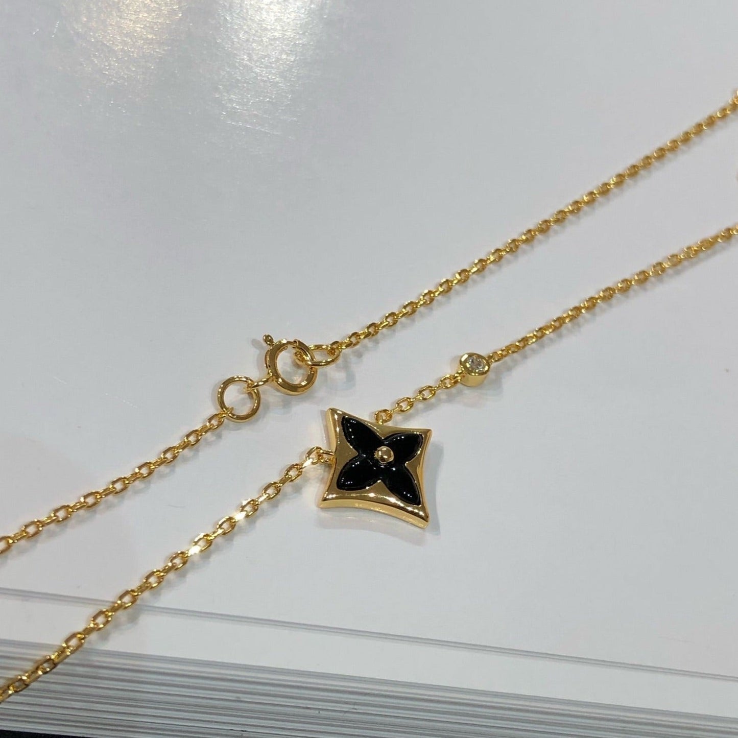 [Kincade Jewelrys]STAR BLACK MOP NECKLACE