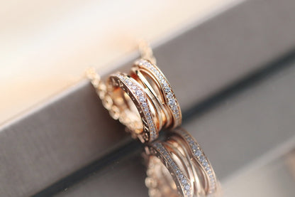 [Kincade Jewelrys]ZERO 1 PINK GOLD NECKLACE