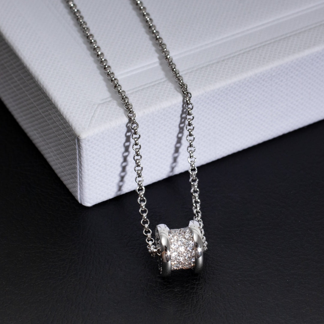 [Kincade Jewelrys]ZERO 1 SILVER DIAMOND NECKLACE