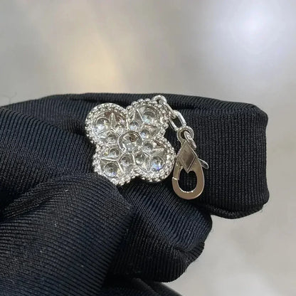 [Kincade Jewelrys]CLOVER 5 MOTIFS  DIAMOND BRACELET SILVER