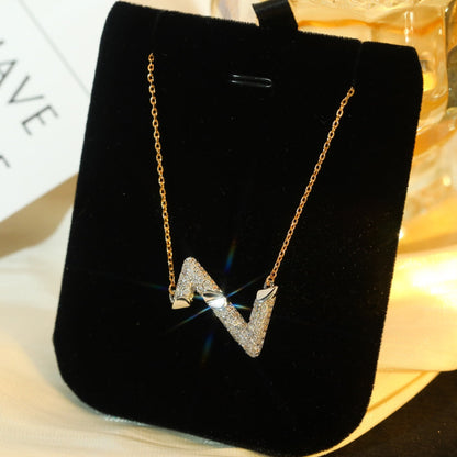 [Kincade Jewelrys]VOLT SILVER DIAMOND PEDANT NECKLACE