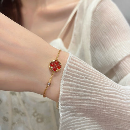 [Kincade Jewelrys]SUN PEDANT CARNELIAN BRACELET