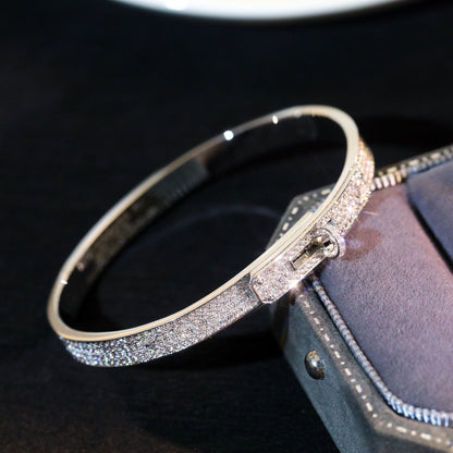 [Kincade Jewelrys]KELLY BRACELET DIAMOND PAVED