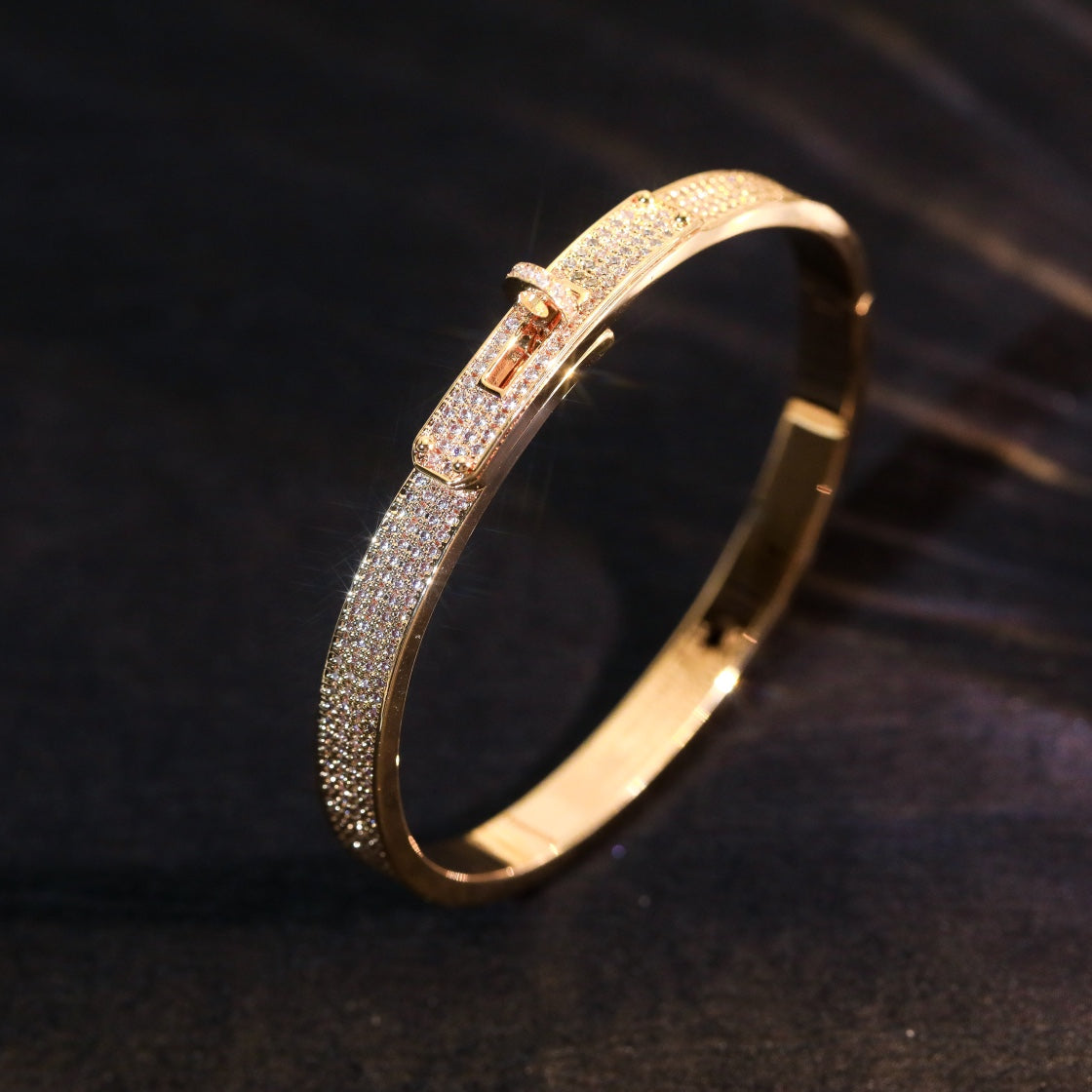 [Kincade Jewelrys]KELLY BRACELET DIAMOND PAVED