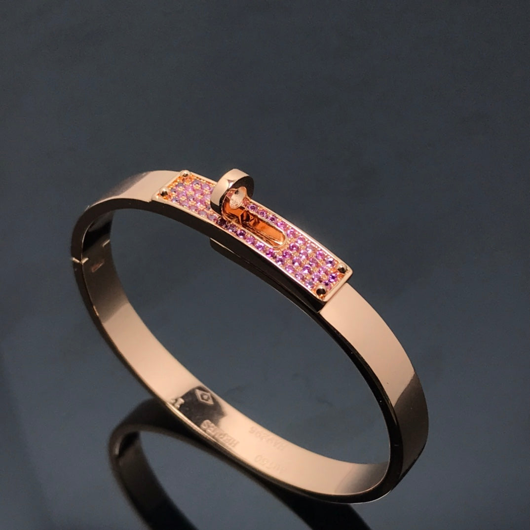[Kincade Jewelrys]KELLY BRACELET PINK DIAMOND