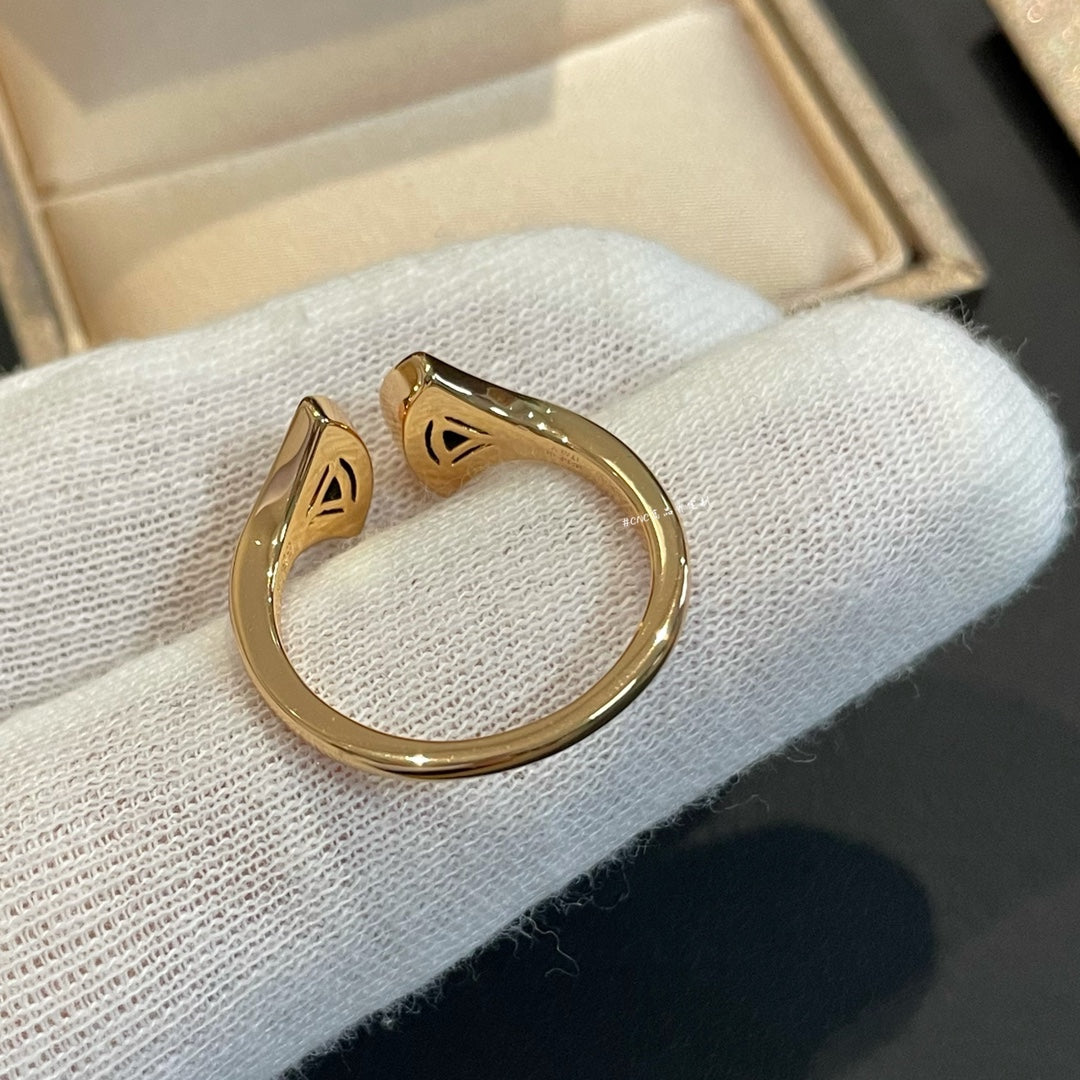 [Kincade Jewelrys]DREAM MALACHITE DIAMOND OPEN RING