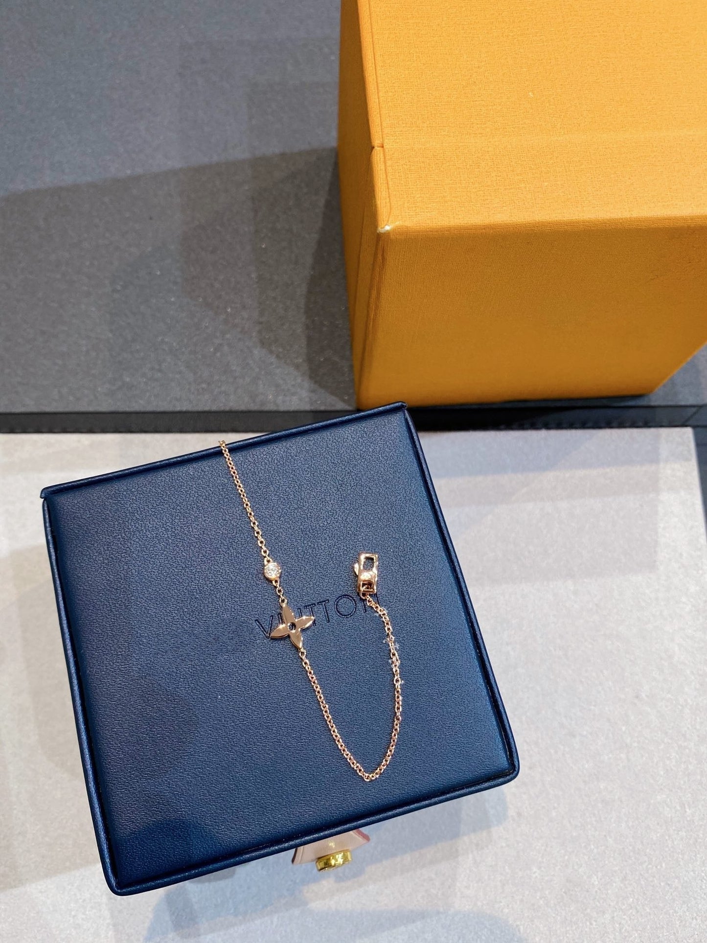 [Kincade Jewelrys]STAR DIAMOND PINK GOLD BRACELET