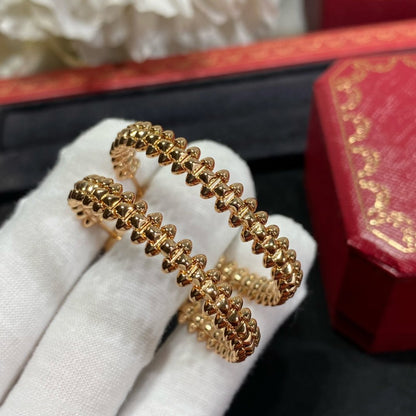 [Kincade Jewelrys]CLASH LARGE HOOP EARRINGS