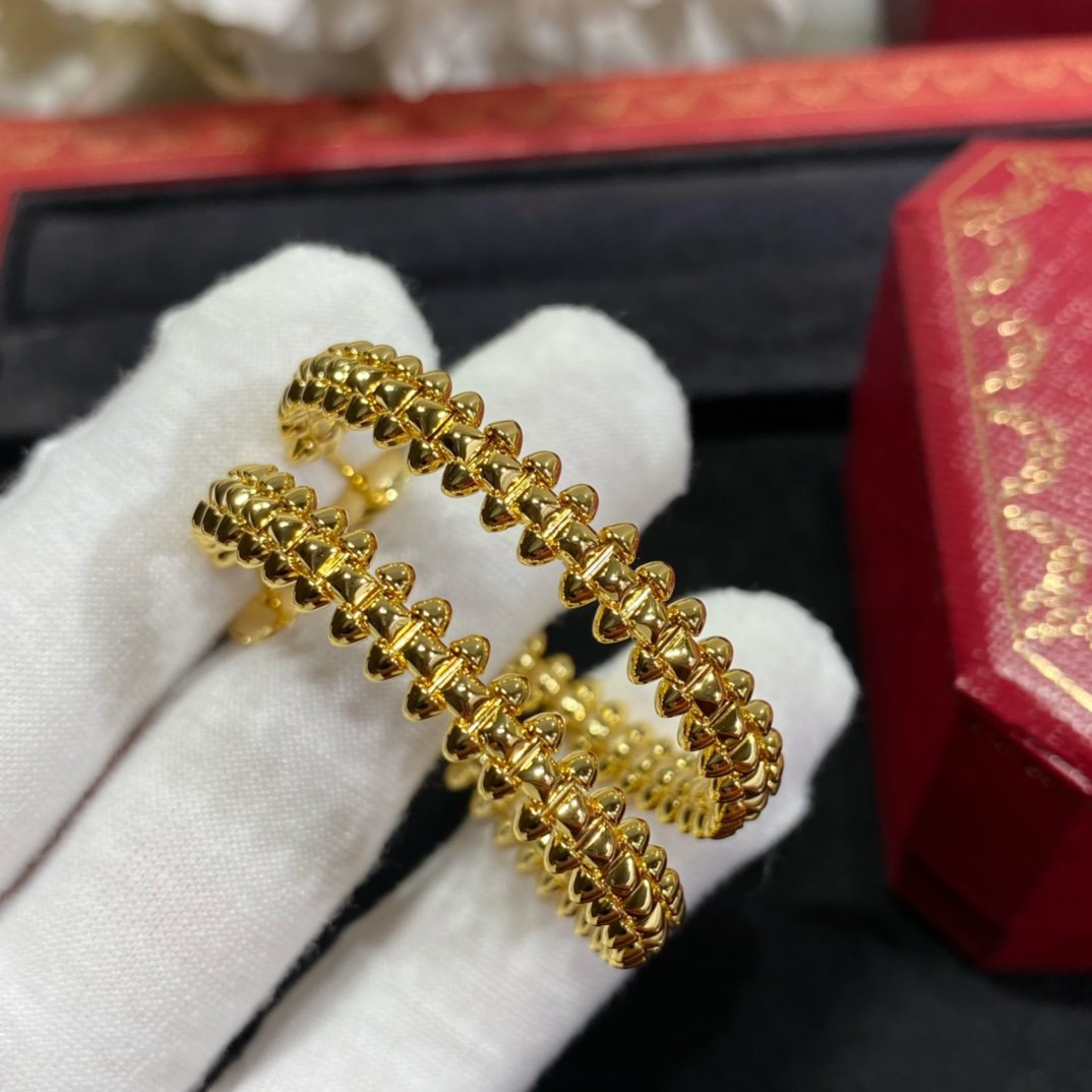 [Kincade Jewelrys]CLASH LARGE HOOP EARRINGS