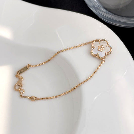 [Kincade Jewelrys]LUCKY SPRING ROSE GOLD MOP BRACELET