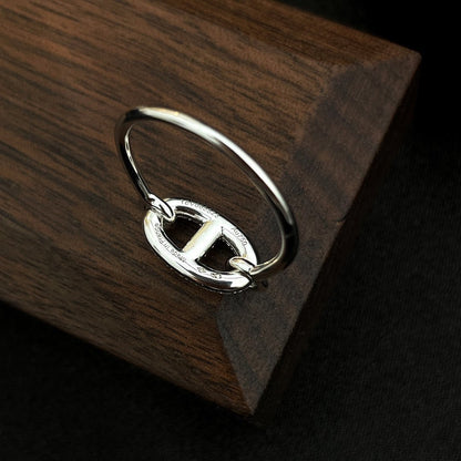 [Kincade Jewelrys]RONDE SMALL SILVER DIAMOND RING