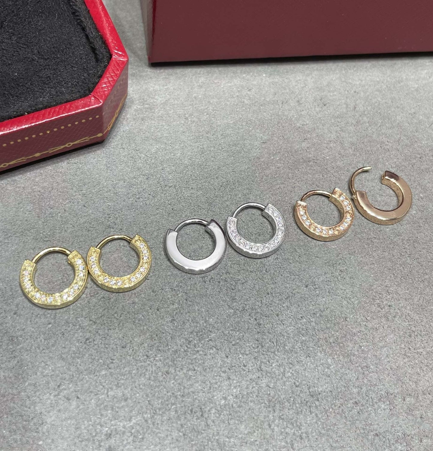 [Kincade Jewelrys]LOVE DIAMOND EARRINGS