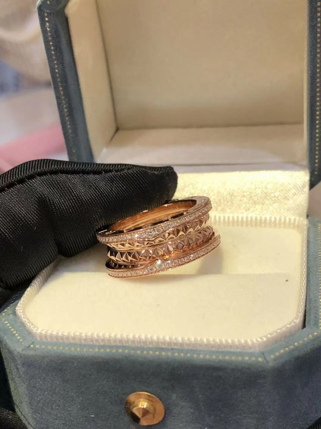 [Kincade Jewelrys]ZERO 1 ROCK DIAMOND PINK GOLD