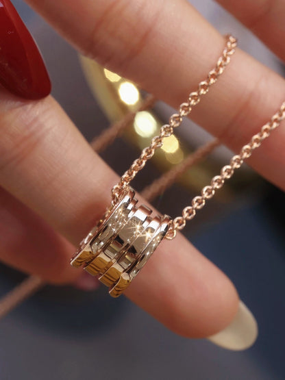 [Kincade Jewelrys]ZERO 1 PINK GOLD NECKLACE