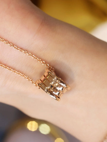 [Kincade Jewelrys]ZERO 1 PINK GOLD NECKLACE