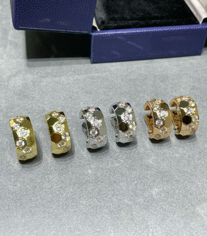 [Kincade Jewelrys]BEE LOVE DIAMOND HOOP EARRINGS