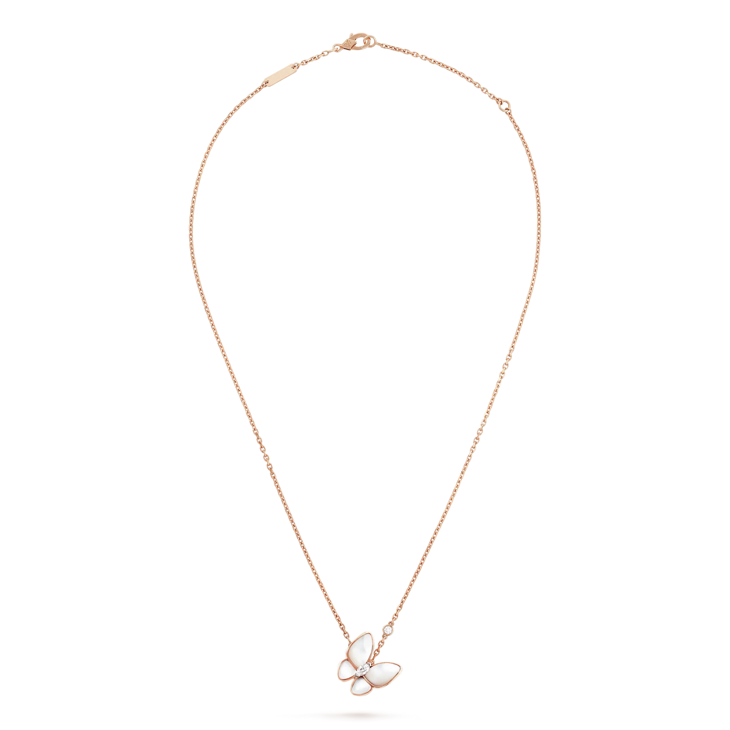 [Kincade Jewelrys]BUTTERFLY MOP DIAMOND NECKLACE