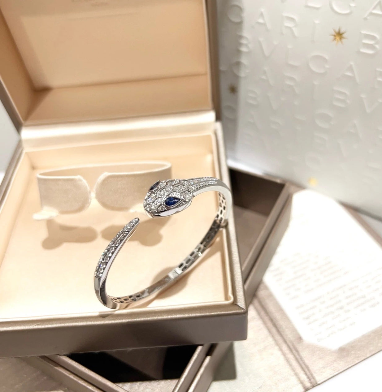 [Kincade Jewelry]HAUTE COUTURE SILVER SERPENTI BRACELET