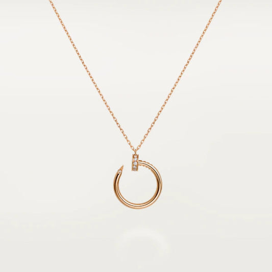 [Kincade Jewelrys]JUSTE NECKLACE PINK GOLD