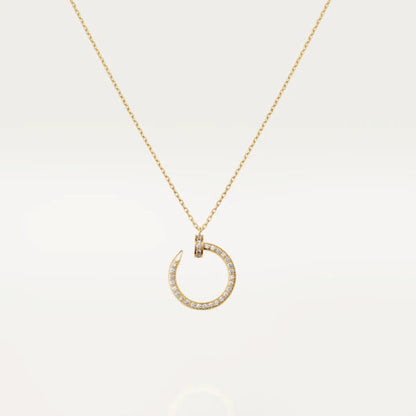 [Kincade Jewelrys]JUSTE NECKLACE GOLD DIAMONDS