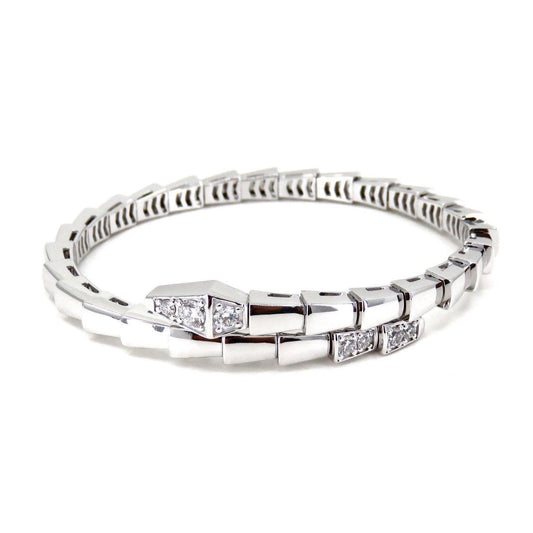 [Kincade Jewelrys]SERPENTI BRACELET DIAMONDS SILVER