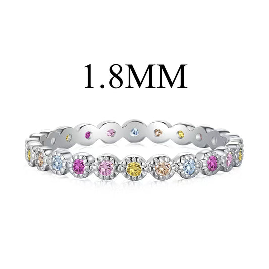 [Kincade Jewelrys]Unique Scintillating Round Cut Daily Ring