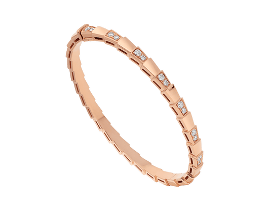 [Kincade Jewelrys]SERPENTI SMALL BRACELET PINK GOLD DIAMOND