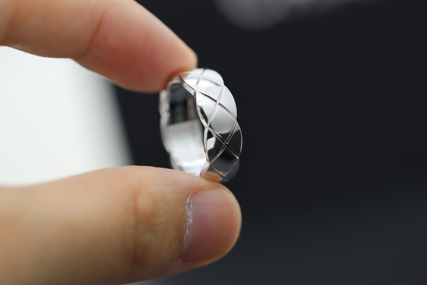 [Kincade Jewelrys]CRUSH RING 6.8MM SILVER