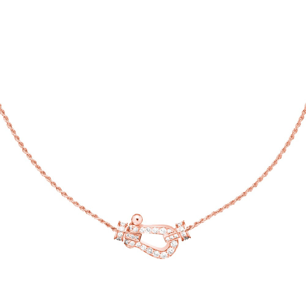 [Kincade Jewelrys]FORCE 10 PINK GOLD DIAMOND NECKLACE