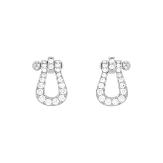 [Kincade Jewelrys]FORCE 10 FULL DIAMOND STUD EARRINGS MINI MODEL