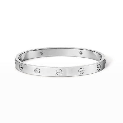 [Kincade Jewelrys]LOVE BRACELET 6.1MM 4 DIAMONDS