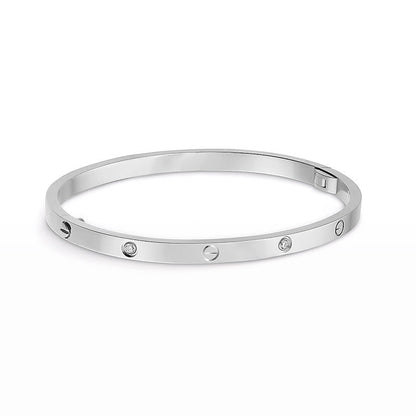 [Kincade Jewelrys]LOVE BRACELET 3.65MM 6 DIAMONDS